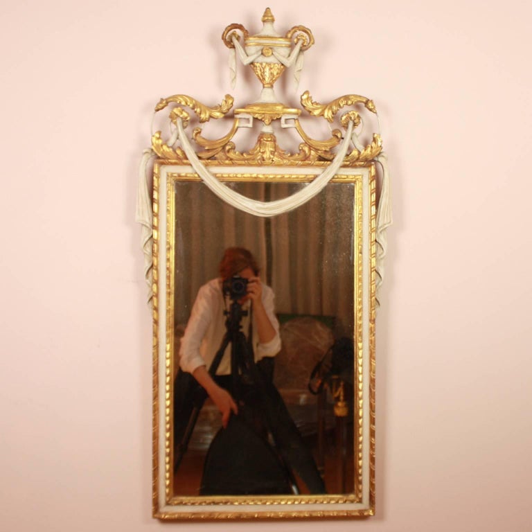 Spiegel groß Louis XVI Frankreich - Antiquitäten Hochheim